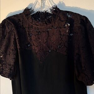 Generation Love Elegant Black Lace Blouse